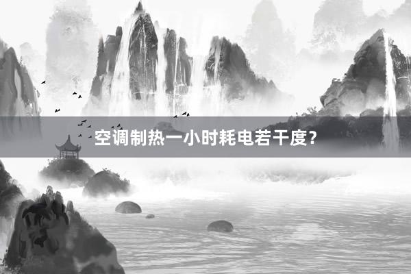 空调制热一小时耗电若干度？